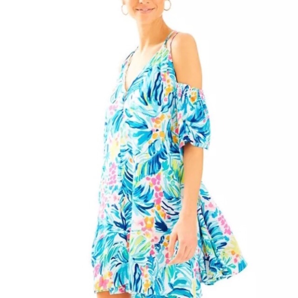 LILLY PULITZER BELLAMIE DRESS NWT LARGE
